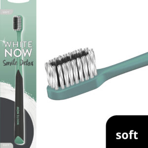 White Now Smile Detox Charcoal Soft Πολύχρωμο