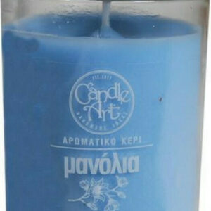 Candle n'Art Αρωματικό Κερί σε Βάζο Με Αιθέρια Έλαια Μανόλιας 72 ωρών 370gr