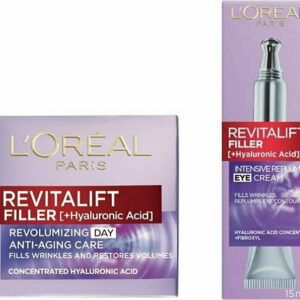 L'Oreal Revitalift Filler Σετ Περιποίησης με Κρέμα Προσώπου και Κρέμα Ματιών ,Ιδανικό για 40+