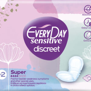 Every Day Sensitive Discreet No2 Super 10τμχ