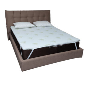 Como felt & wadding producers Ανώστρωμα Aloe Vera Υπέρδιπλο με Αποσπώμενο Κάλυμμα 160x200x4εκ.