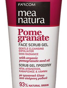 Farcom Mea Natura Scrub Προσώπου σε Gel Pomegranate 100ml