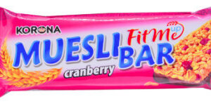 Korona-M Muesli Fit Me Up Μπάρα Δημητριακών με Cranberry 50gr