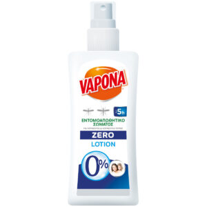 Vapona Zero Εντομοαπωθητική Λοσιόν σε Spray Κατάλληλη για Παιδιά 100ml