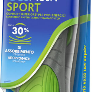 Scholl Gel Activ Sport Ανατομικοί Πάτοι Παπουτσιών Κατά των Οσμών για Γυναίκες 2τμχ