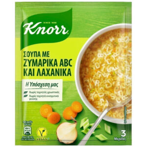 Knorr Σούπα Λαχανικών Με Ζυμαρικά ABC 82gr