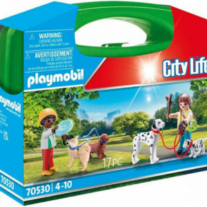 Playmobil City Life Βαλιτσάκι Βόλτα με Σκυλάκια για 4-10 ετών 70530