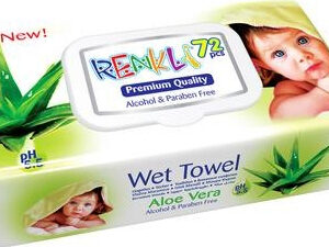 Renkly Μωρομάντηλα με Aloe Vera 72τμχ