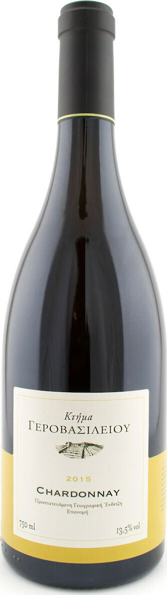 20231209203617_e0c884c0 Κτήμα Γεροβασιλείου Κρασί Chardonnay Λευκό Ξηρό 750ml - Image 1