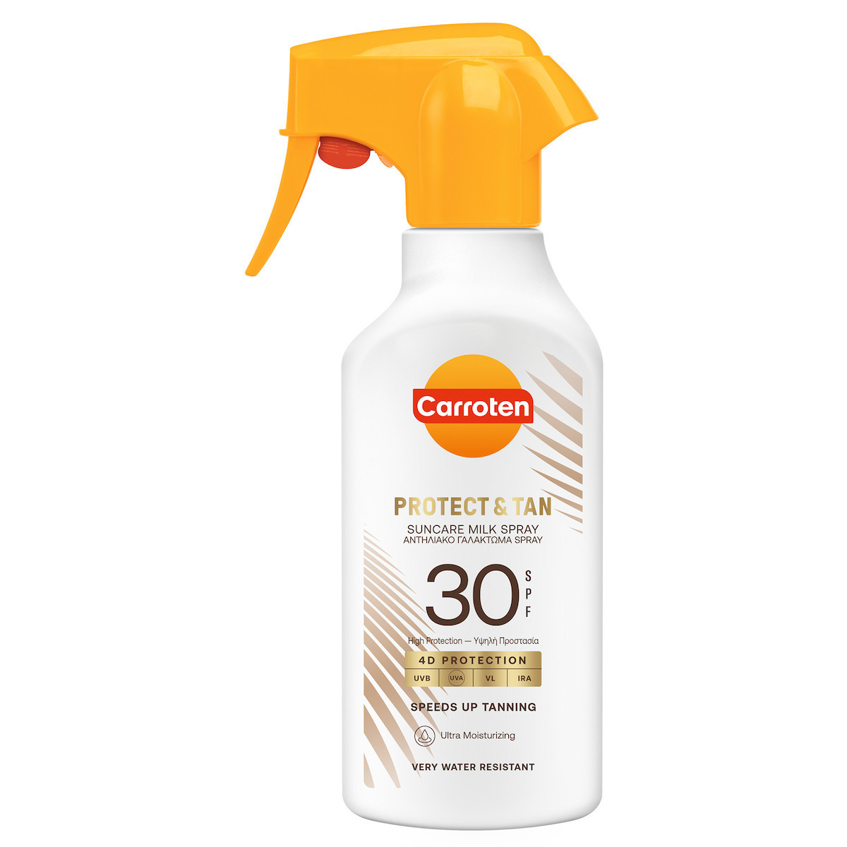 Carroten Magic Tan & Protect Αδιάβροχη Αντηλιακή Κρέμα για το Σώμα SPF30 σε Spray 270ml - Image 1