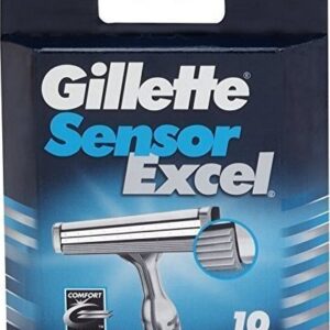 Gillette Sensor Excel Ανταλλακτικές Κεφαλές με 5 Λεπίδες 10τμχ