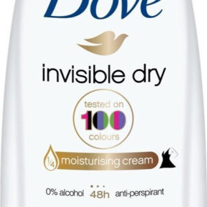 Dove Invisible Dry Tested on 100 Colours Αποσμητικό 48h σε Roll-On 50ml