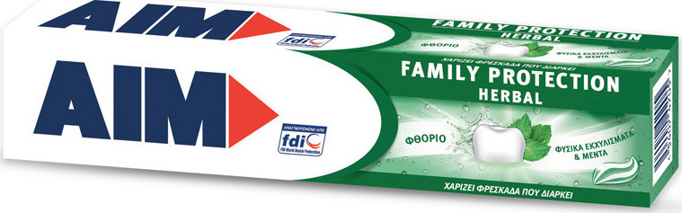 20210216142835_aim_herbal_75ml AIM Family Protection Herbal Οδοντόκρεμα 75ml - Image 1