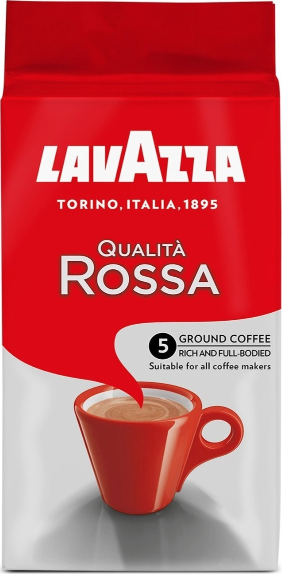 Lavazza Καφές Espresso Rossa 250gr - GrEshop