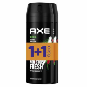 Axe Africa Non Stop Fresh Αποσμητικό 48h σε Spray 2x150ml