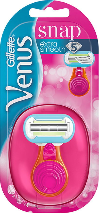 20220803141206_gillette_woman_venus_extra_smooth_snap_xyristiki_michani_me_5_lepides Gillette Venus Snap Extra Smooth Ξυραφάκι Σώματος με Ανταλλακτική Κεφαλή 5 Λεπίδων & Λιπαντική Ταινία - Image 1