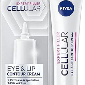 Nivea Cellular Anti-Age Αντιγηραντική Κρέμα Ματιών & Χειλιών με Υαλουρονικό Οξύ 15ml