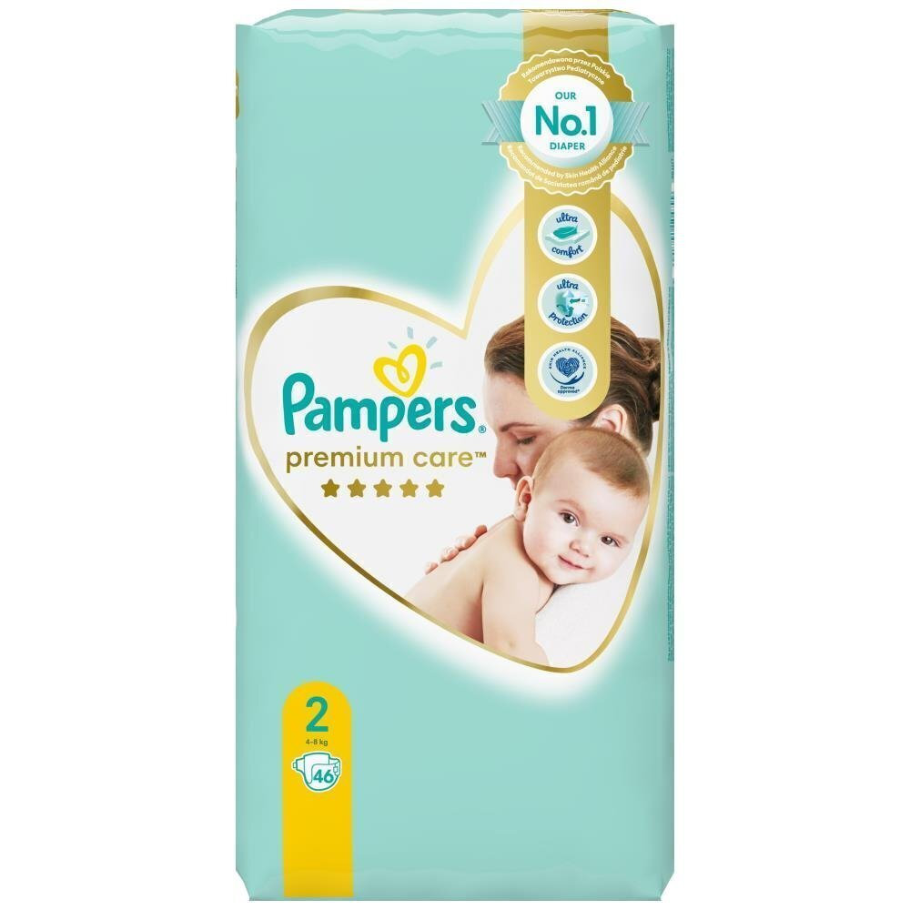 Pampers Pampers Πάνες Premium Care Value Pack (46τεμ) Νo2 (4-8kg) - Image 1