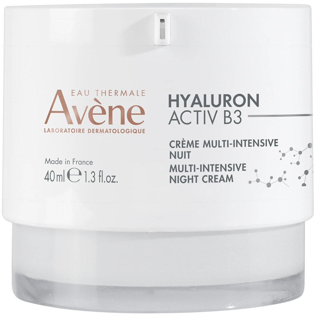 Avene Activ B3 Κρέμα Προσώπου Νυκτός για Ενυδάτωση & Αντιγήρανση με Υαλουρονικό Οξύ 40ml - Image 1