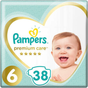 Pampers Premium Care Πάνες με Αυτοκόλλητο No. 6 για 13+kg 38τμχ