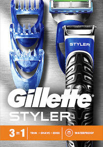 Gillette Styler Ξυριστική Μηχανή Προσώπου με Απλές Μπαταρίες