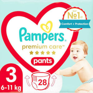 Pampers Premium Care Πάνες Βρακάκι No. 3 για 6-11kg 28τμχ