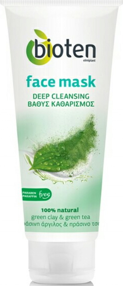 20170523123835_bioten_mask_deep_cleansing_green_clay_green_tea_40ml Bioten Mask Deep Cleansing Green Clay & Green Tea 40ml - Image 1