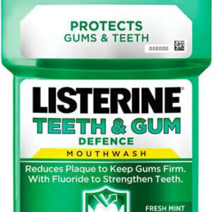 Listerine Teeth & Gum Defence Στοματικό Διάλυμα κατά της Πλάκας 500ml