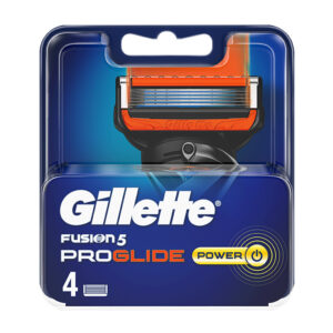 Gillette Fusion5 Proglide Power Ανταλλακτικές Κεφαλές με 5 Λεπίδες & Λιπαντική Ταινία 4τμχ
