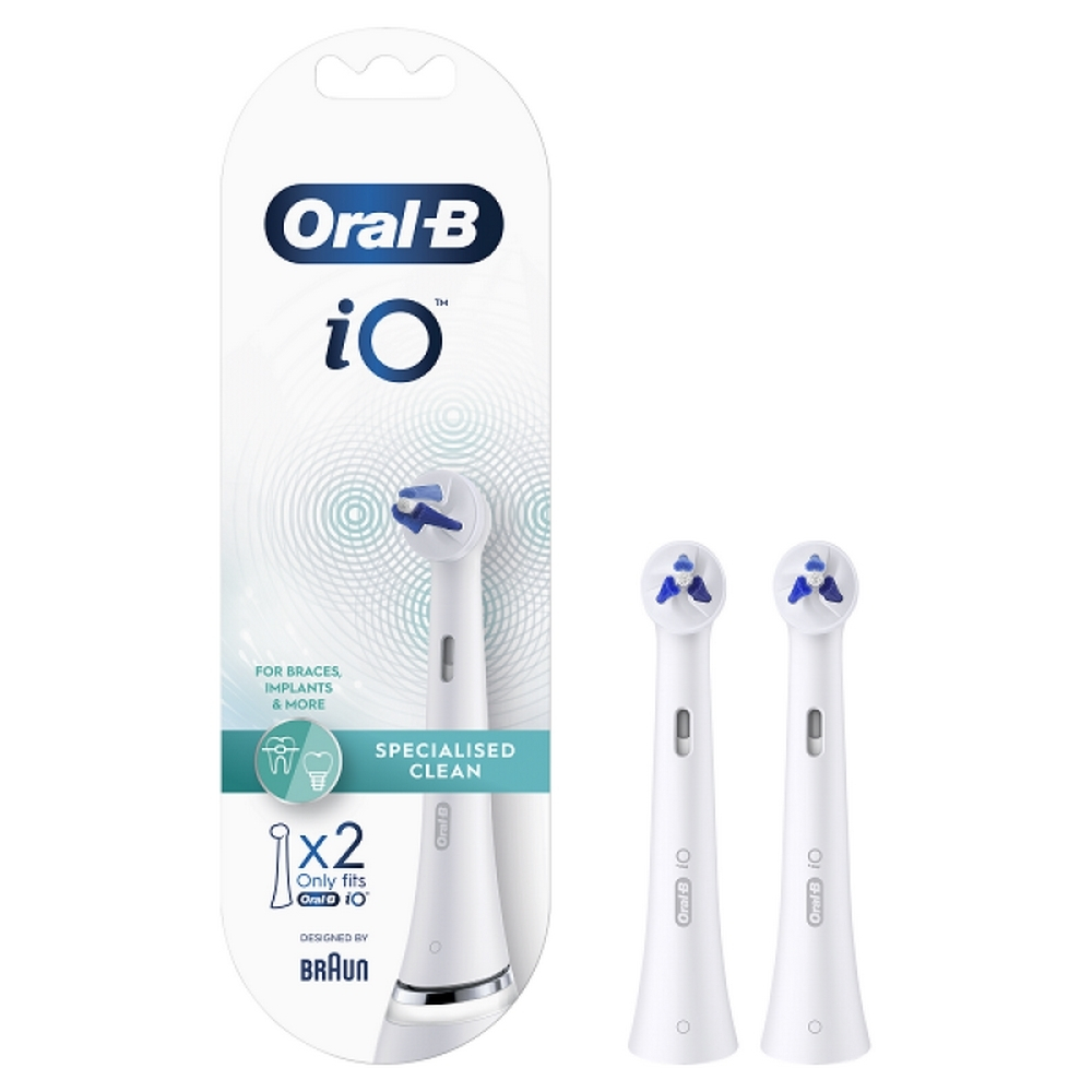 Oral-B iO Specialised Clean Ανταλλακτικές Κεφαλές για Ηλεκτρική Οδοντόβουρτσα 2τμχ - Image 1