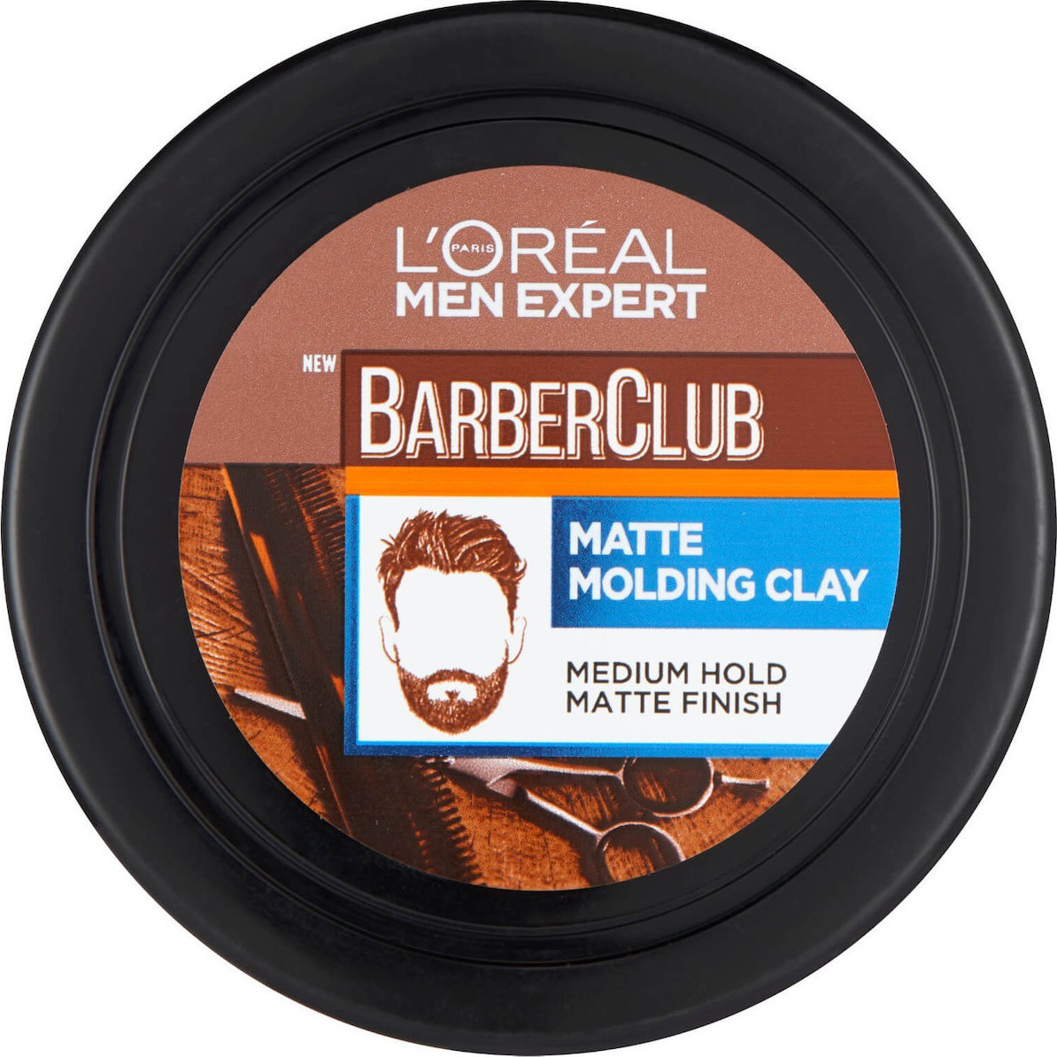 L'Oreal Paris Men Expert BarberClub Messy Look Matt Paste 75ml - Image 1