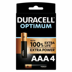 Duracell Optimum 200 Αλκαλικές Μπαταρίες AAA 1.5V 4τμχ
