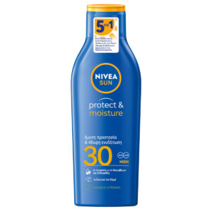 Nivea Protect & Moisture Αδιάβροχη Αντηλιακή Κρέμα για το Σώμα SPF30 200ml