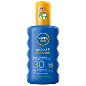 Nivea Protect & Refresh Αδιάβροχη Αντηλιακή Λοσιόν για το Σώμα SPF30 σε Spray 200ml