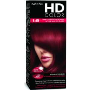 Farcom HD Color 6.65 Ξανθό Σκούρο Έντονο Κόκκινο 60ml
