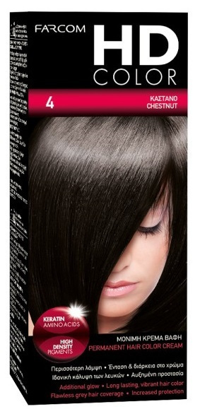 Farcom HD Color 4 Καστανό 60ml - Image 1
