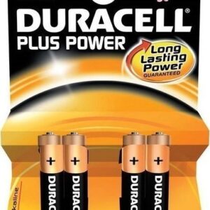 Duracell Plus Power Αλκαλικές Μπαταρίες AAA 1.5V 4τμχ
