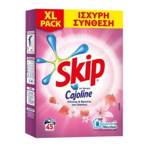 Skip Απορρυπαντικό Ρούχων σε Σκόνη Cajoline Λίλιουμ & Φρούτα του Δάσους 45 Μεζούρες