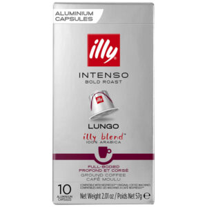 Illy Κάψουλες Espresso Lungo Intenso Συμβατές με Μηχανή Nespresso 10caps