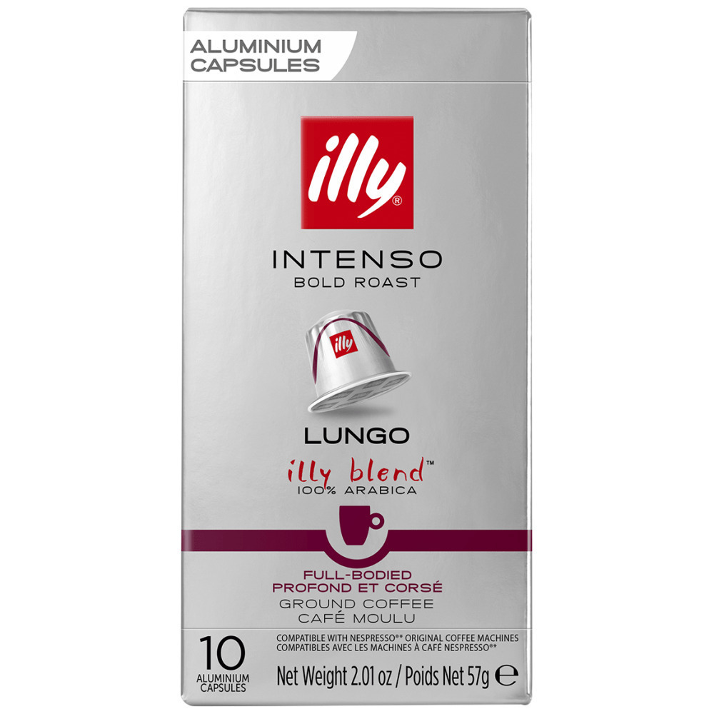 Illy Κάψουλες Espresso Lungo Intenso Συμβατές με Μηχανή Nespresso 10caps - Image 1