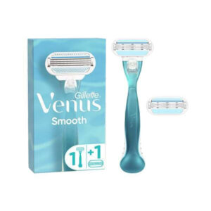 Gillette Venus Smooth Ξυραφάκι Σώματος με Ανταλλακτικές Κεφαλές 3 Λεπίδων & Λιπαντική Ταινία 3τμχ