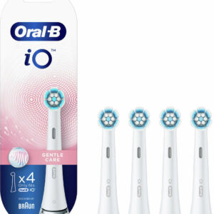 Oral-B iO Gentle Care Ανταλλακτικές Κεφαλές για Ηλεκτρική Οδοντόβουρτσα 328889 4τμχ