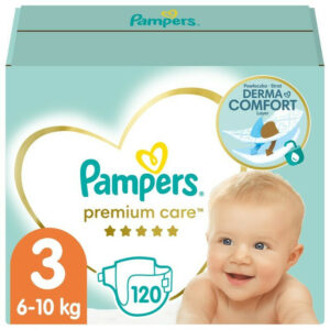 Pampers Premium Care Πάνες με Αυτοκόλλητο No. 3 για 6-10kg 120τμχ