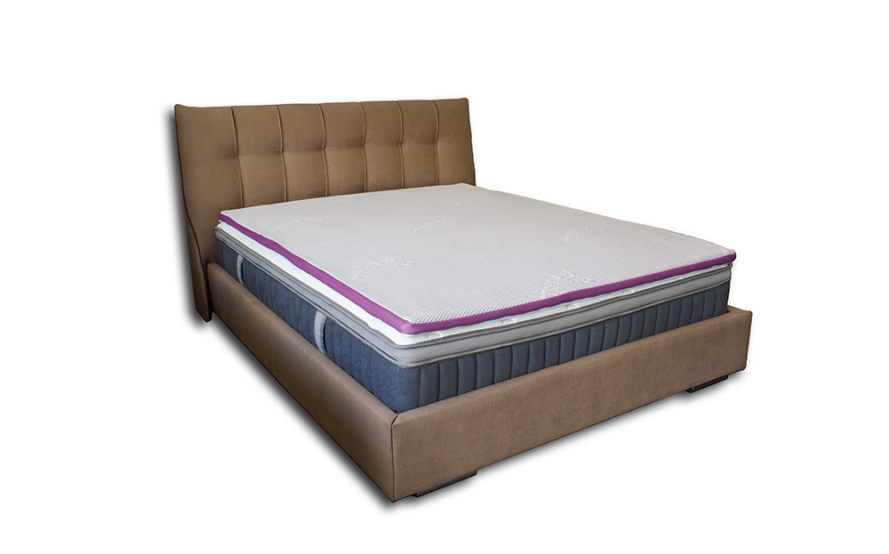 Como felt & wadding producers Ανώστρωμα Διπλό Memory Foam με Αποσπώμενο Κάλυμμα & Λάστιχα Εφαρμογής 150x200x4εκ. - Image 1