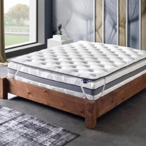 Como felt & wadding producers Ανώστρωμα Hard Comfort Διπλό Foam Eμποτισμένο με Αλόη & Λάστιχα Εφαρμογής 140x190x7εκ.