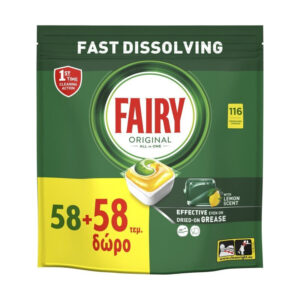 Fairy Original All In One 116 Κάψουλες Πλυντηρίου Πιάτων