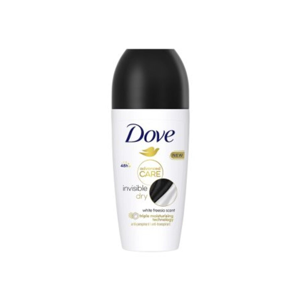 Dove Advanced Care Invisible Dry Αποσμητικό 48h σε Roll-On 50ml - Image 1