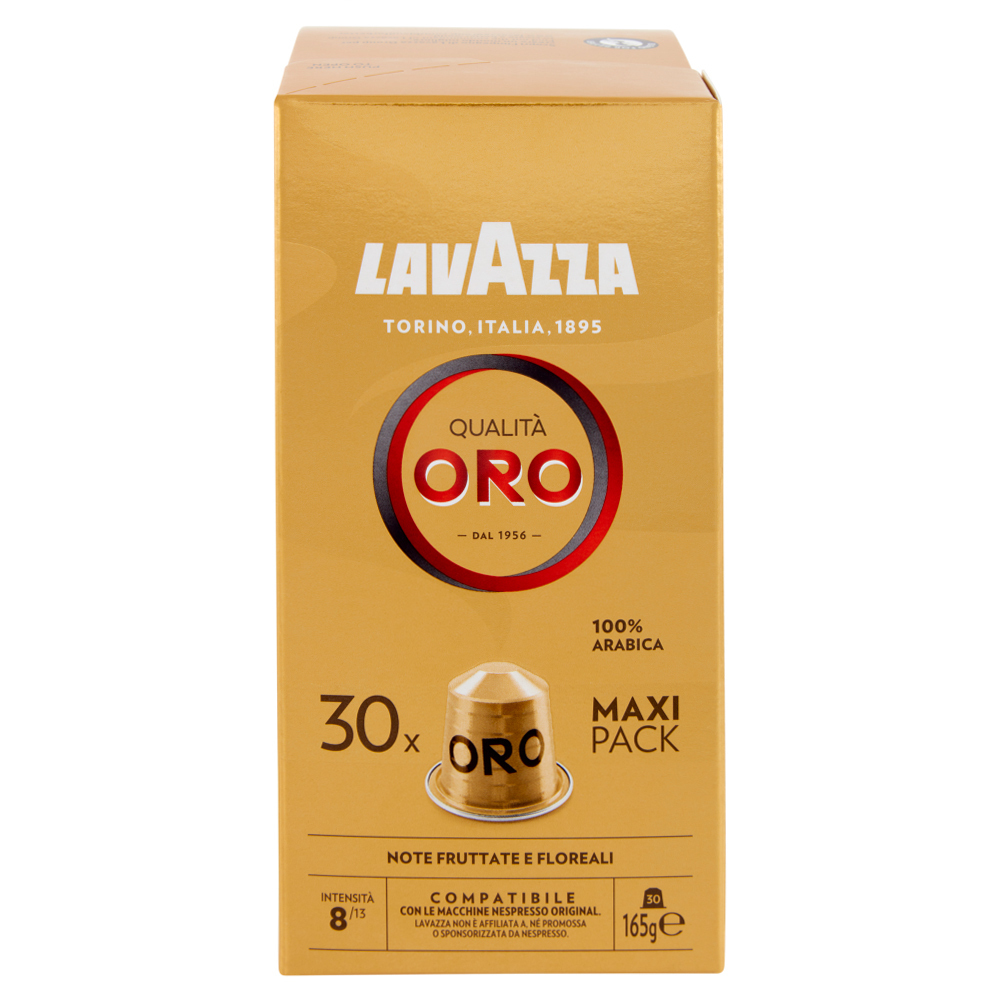 Lavazza Κάψουλες Espresso Qualita Oro Συμβατές με Μηχανή Nespresso 30caps - Image 1