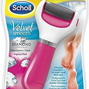 Scholl Ηλεκτρική Λίμα για Φτέρνες και Κάλους Velvet Smooth Diamond Crystals με Κρυστάλλους