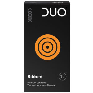 Duo Προφυλακτικά Ribbed με Ραβδώσεις 12τμχ